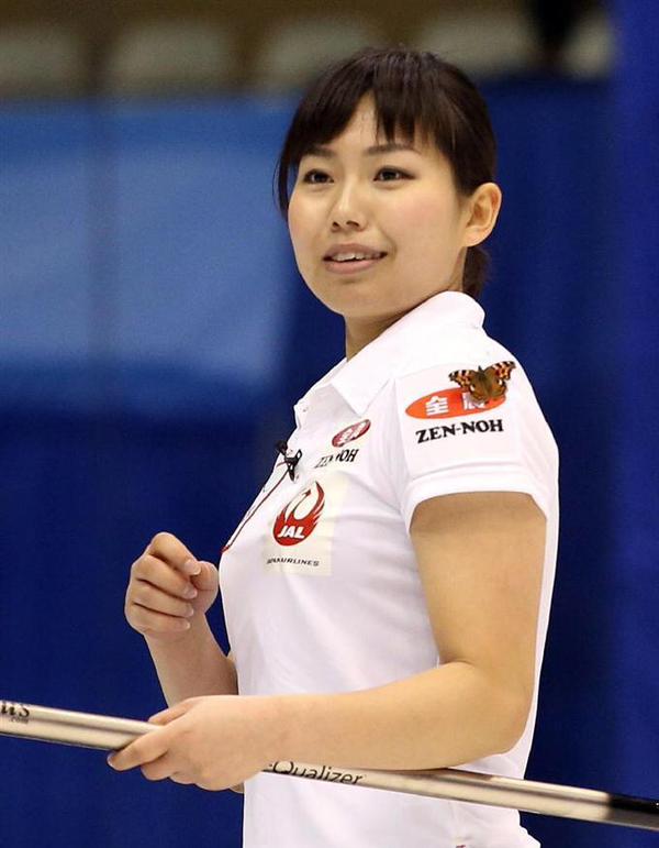近江谷杏菜 - 女子カーリング選手